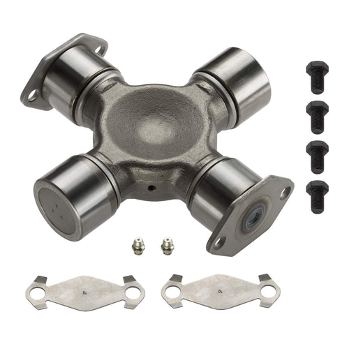 Premium MOOG Greaseable Universal Joint for Ford, GM, IH & Mack (1760 Series "Half Round")
