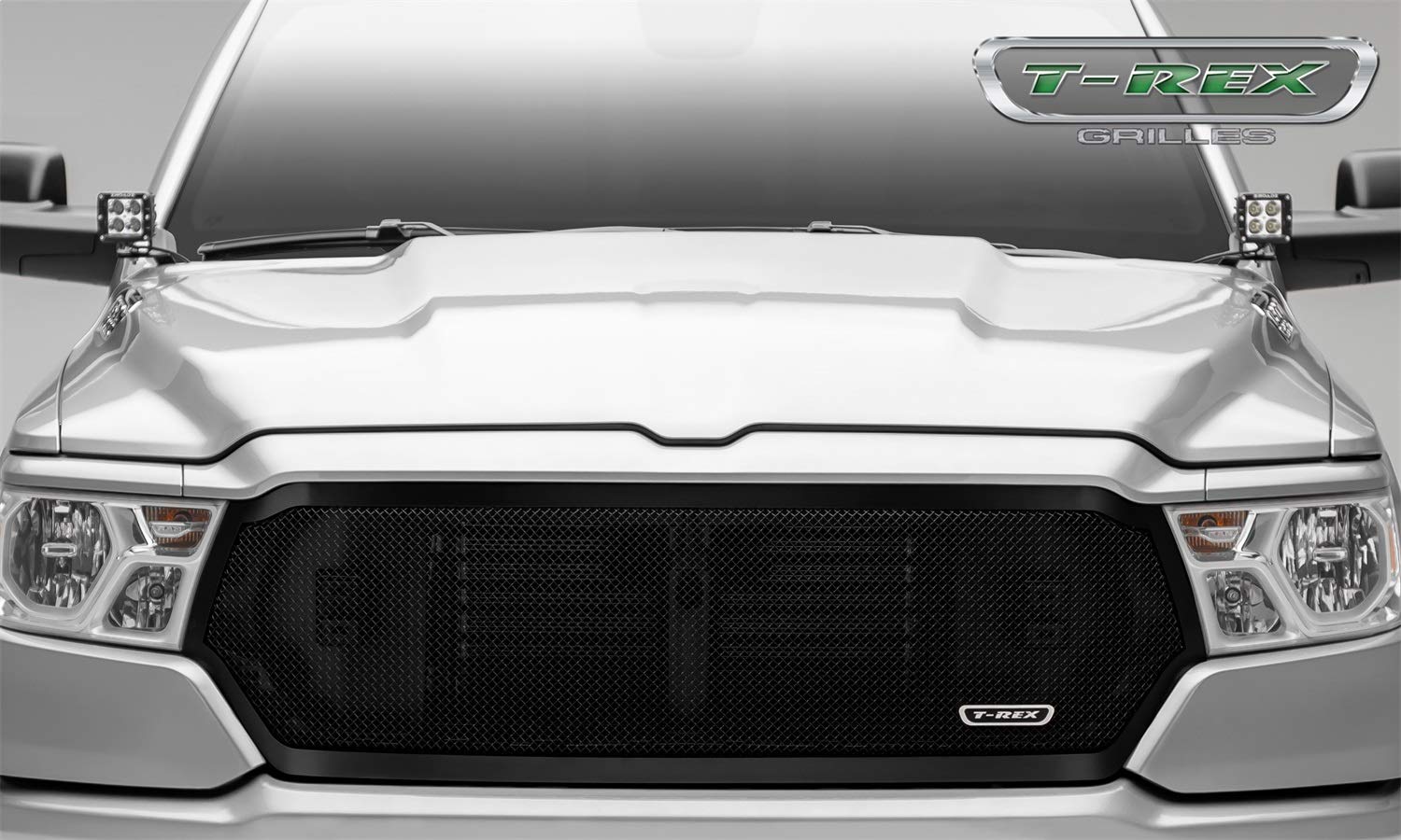 T-Rex Grilles Upper Class Series Main Grille 2019-2022 Ram 1500 Laramie, Lone Star, Big Horn, Tradesman, Black, 1 Pc, Replacement, Does Not Fit Vehicles with Camera - PN #51465