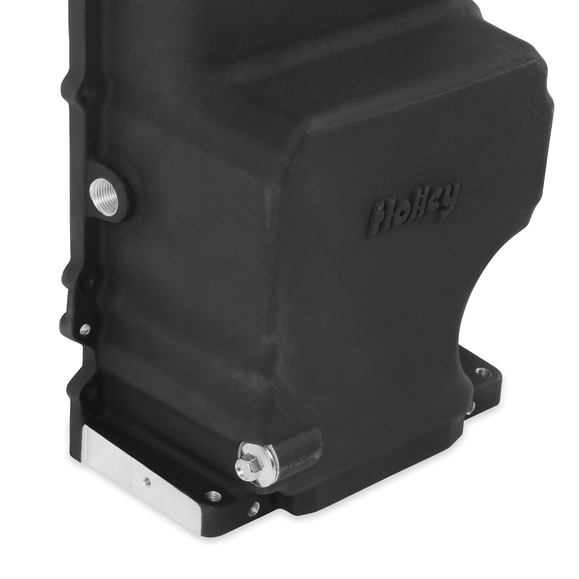 Holley Gen V LT Swap Oil Pan 302-20BK with Turbo Return - Black