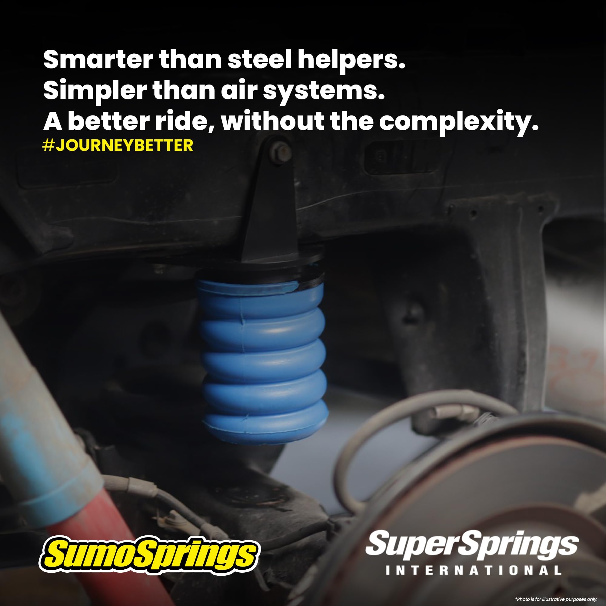 Set of SuperSprings Rear SumoSprings fits 2017-2025 Sprinter 2500 (2WD Only) | 900 lb Capacity at 50% Compression | Simple Installation