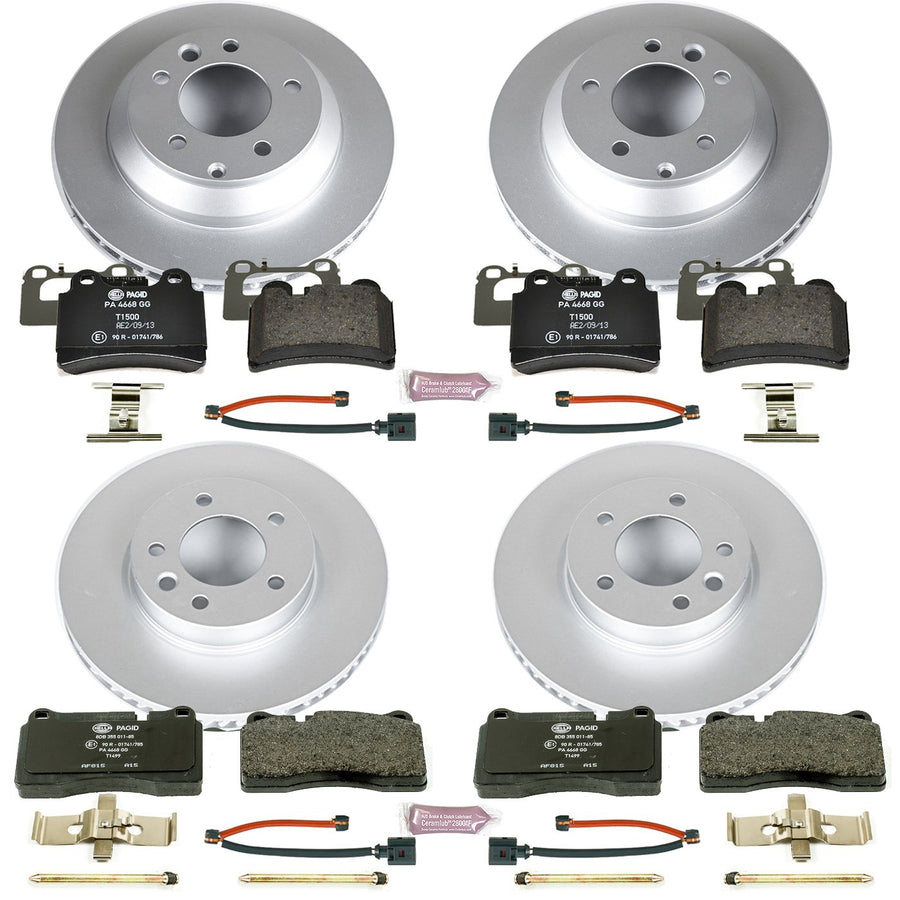 Euro-Stop Brake Kit Power Stop ESK4108 For Volkswagen Touareg Front and Rear 2006 [Model Specific]