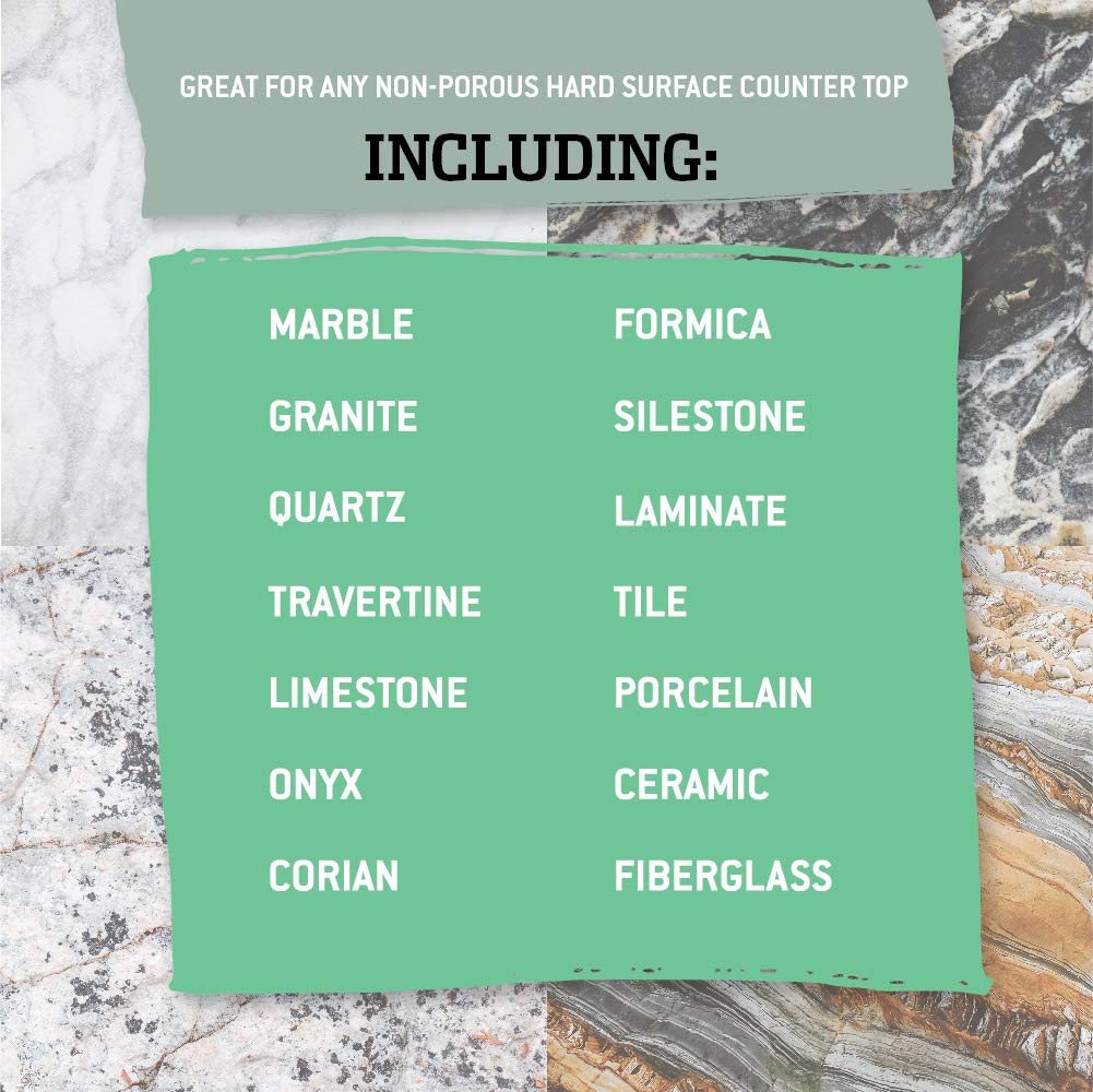 Granite & Marble Cleaning Wipes Tub O' Towels – Polish & Protect Stone Surfaces, 40-Count Pack – Safe for Granite, Marble, Quartz Countertop – Streak-Free Shine, USA Made, Eco-Friendly
