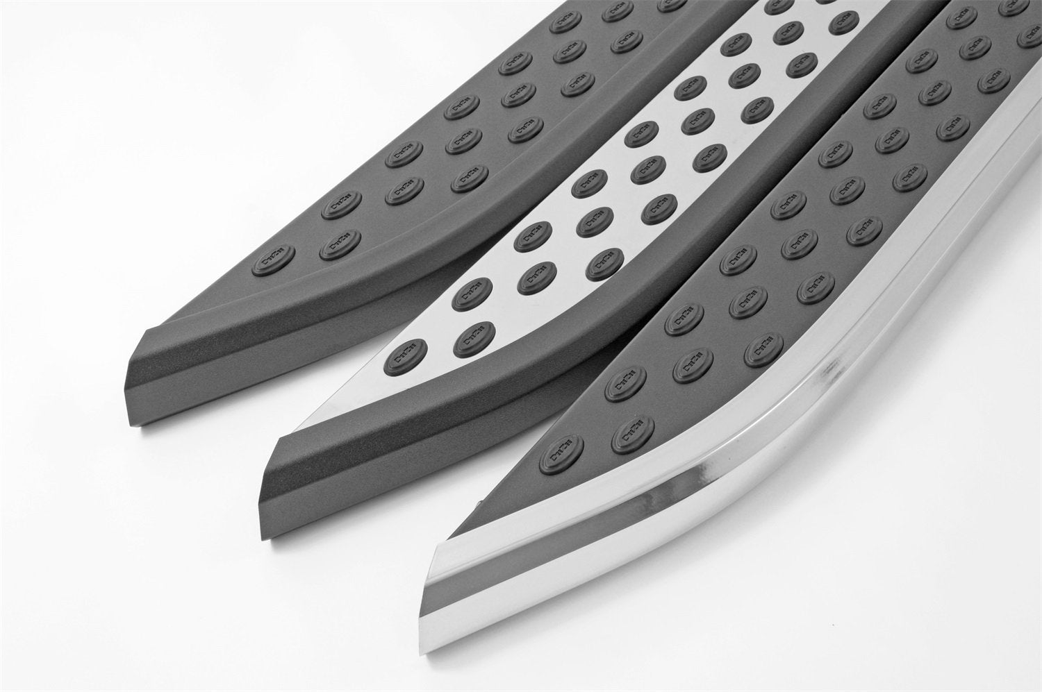 Chrome Dee Zee DZ16202 NXc Running Boards Black