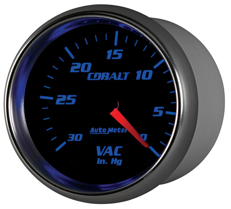 Cobalt Auto Meter 7984 Mechanical Vacuum Gauge