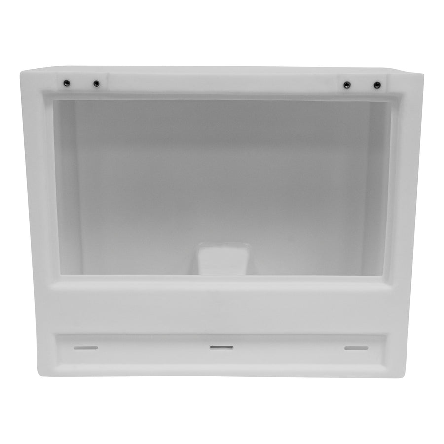 28" Wise DLX Series 8WD95-1B-204 Pontoon Bench Seat - Base Only - White
