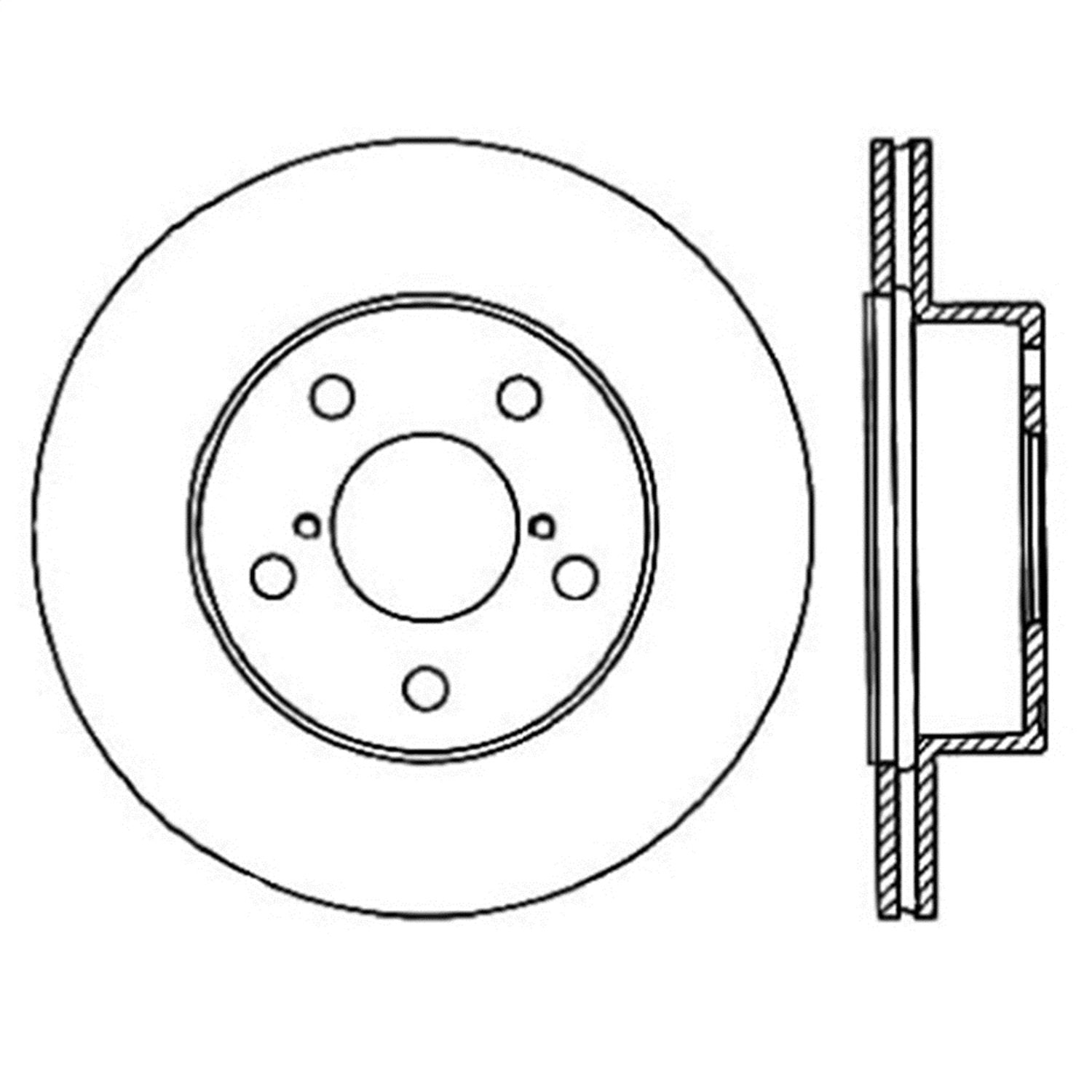 126.47023SR Power Slot Slotted Brake Rotor