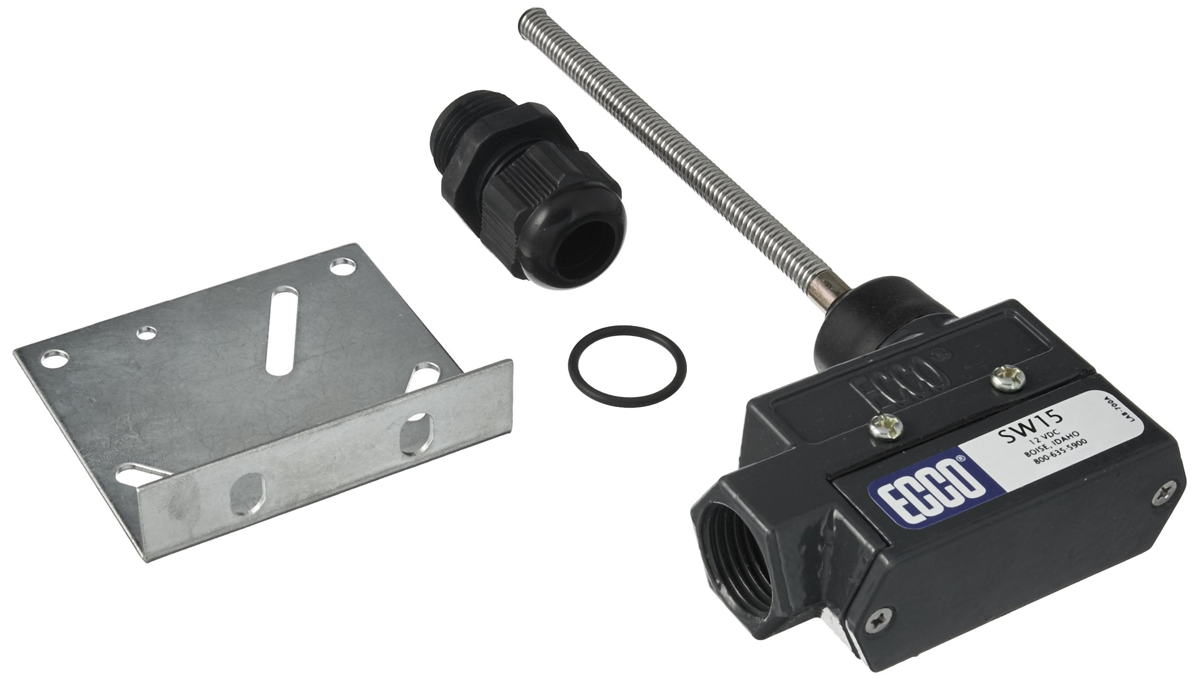 ECCO Back Up Alarm Switch SW15 Electro Mechanical Actuation Switch, Metal Housing