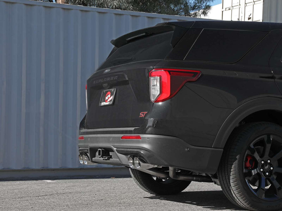 aFe Power 304 Stainless Steel MACH Force-Xp Cat-Back Exhaust System w/Polished Tip Fit Ford Explorer ST 20-22 V6-3.0L (tt) 49-33139-P