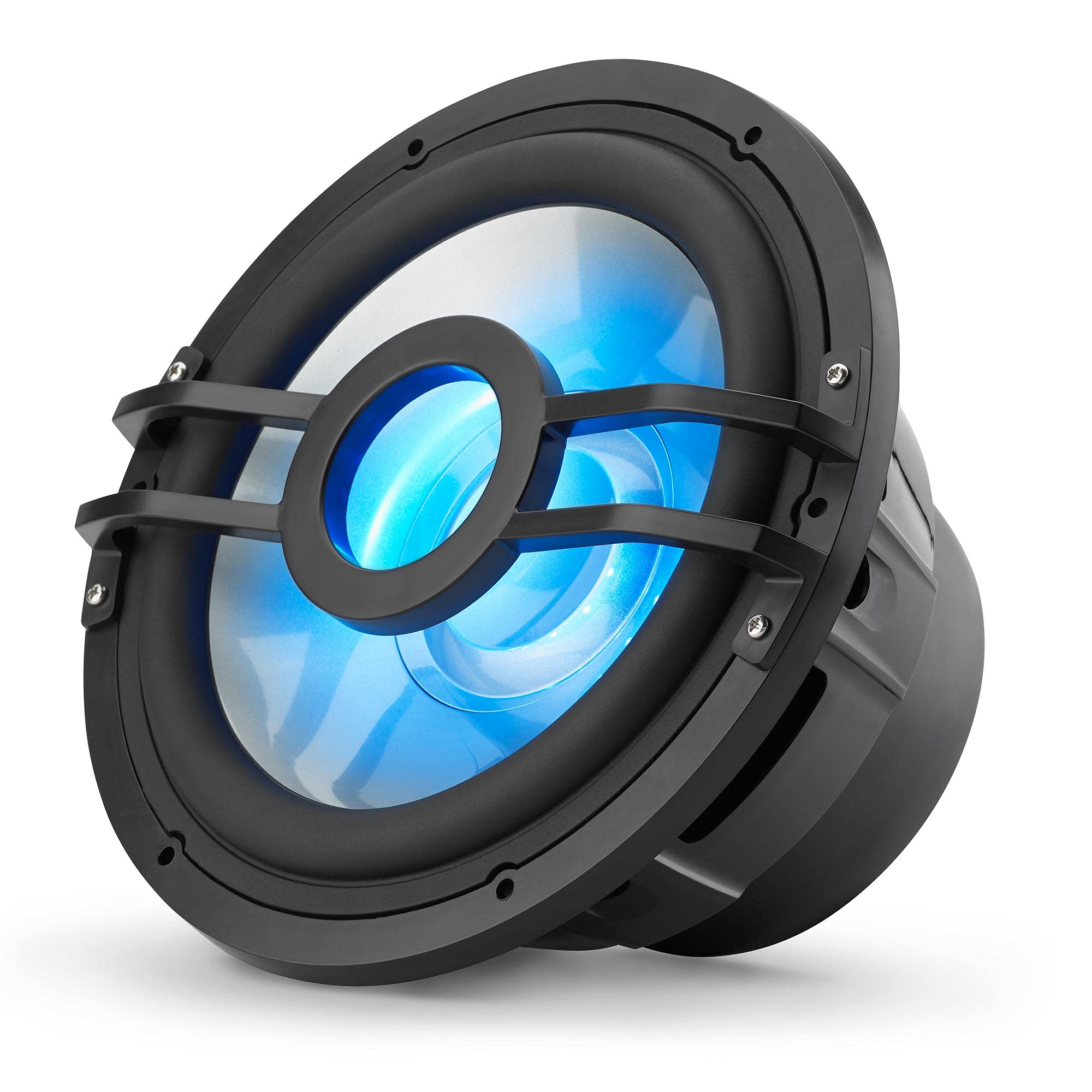 CMSP-101RGB-4 Clarion 10" Marine Subwoofer with RGB LEDs, Single 4-Ohm, 250 Watts