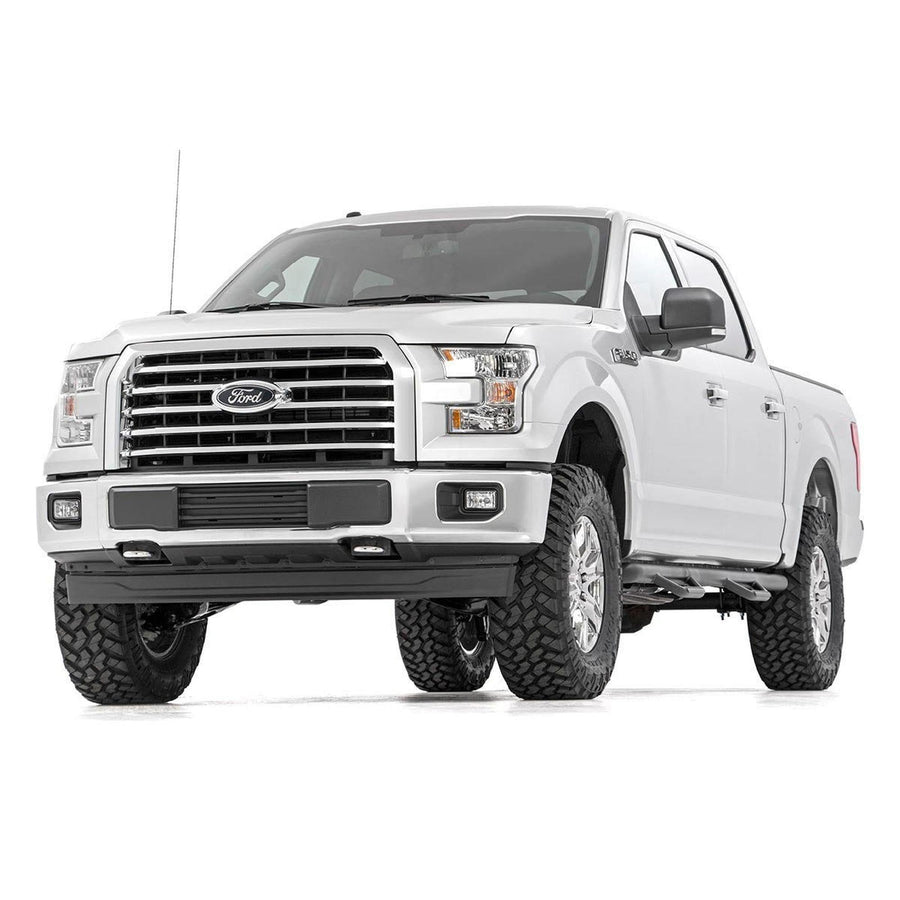 3" Rough Country Bolt-On Lift Kit w/N3 Shocks for 14-20 F-150 4WD - 51014RED