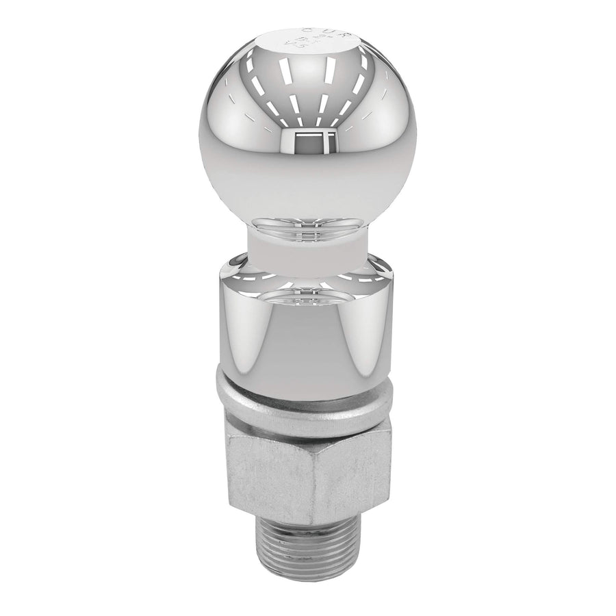 CURT 40035 Trailer Hitch Ball Chrome, 10,000 lbs, 2-Inch Rise, 2-5/16-Inch Diameter, 1-1/4 x 2-5/8-Inch Shank, silver