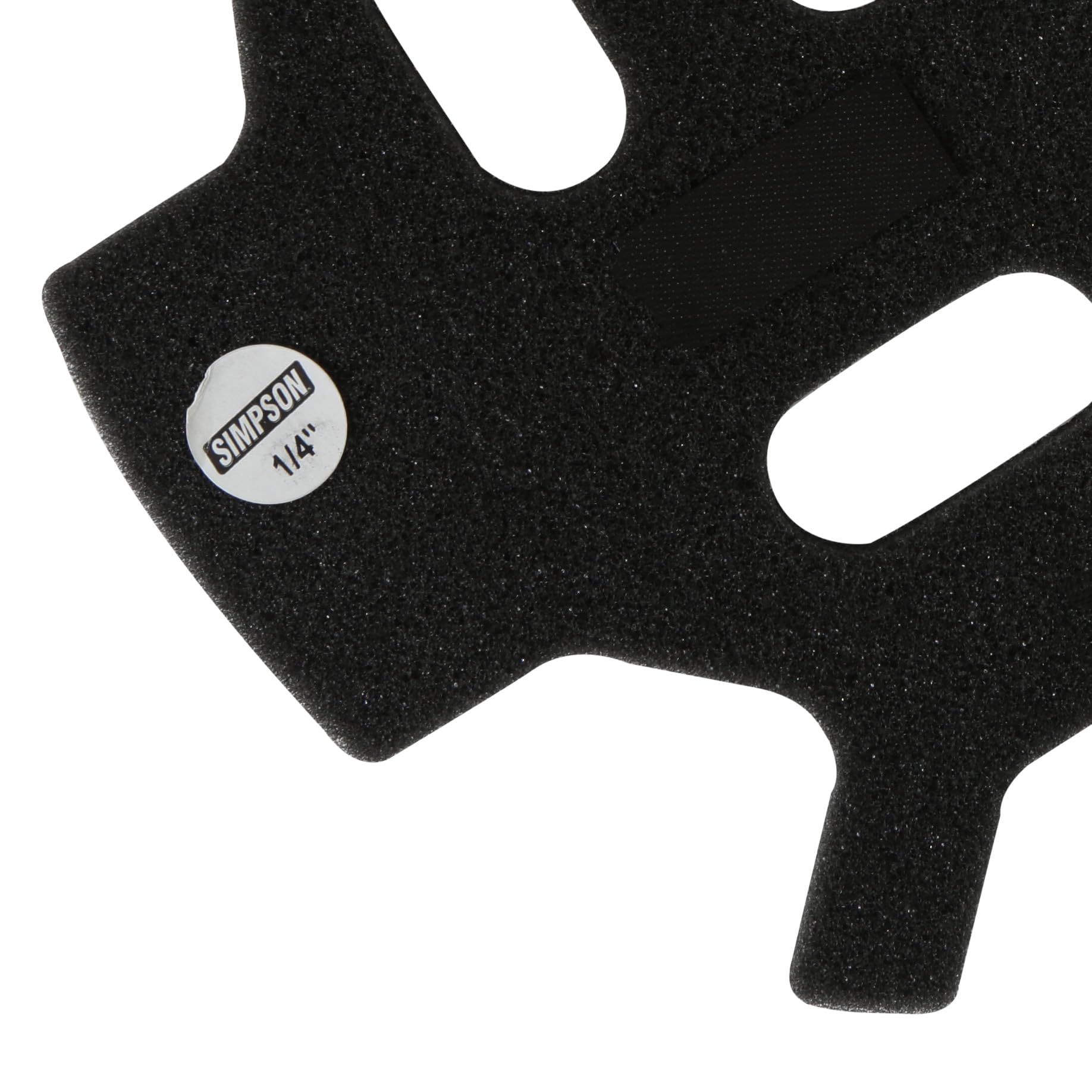 Simpson Racing SD1 Helmet Top Pad SD1TP38 - 0.375-Inch - Black