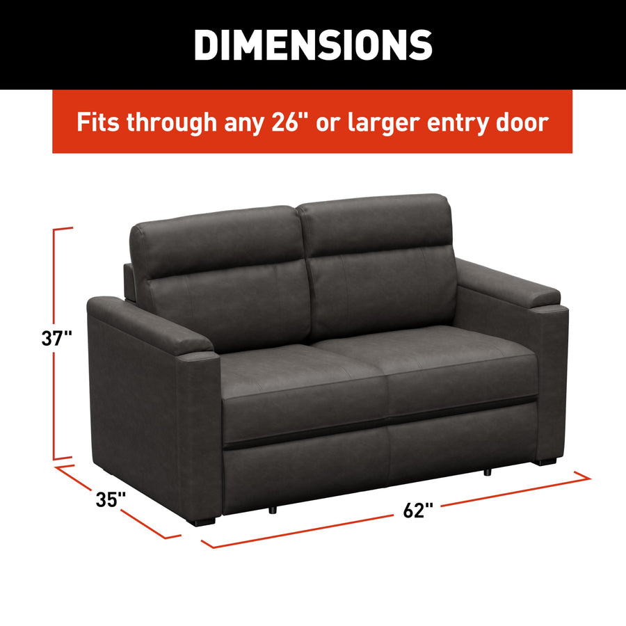 62" Thomas Payne Signature Heritage Series McCoy RV Rest Easy Sleeper Sofa with Easy-to-Use Fold-Out Mechanism, 81" Bed Depth - 2024044236