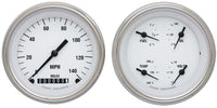 White Hot Classic Instruments Two Gauge Set WH02SLF