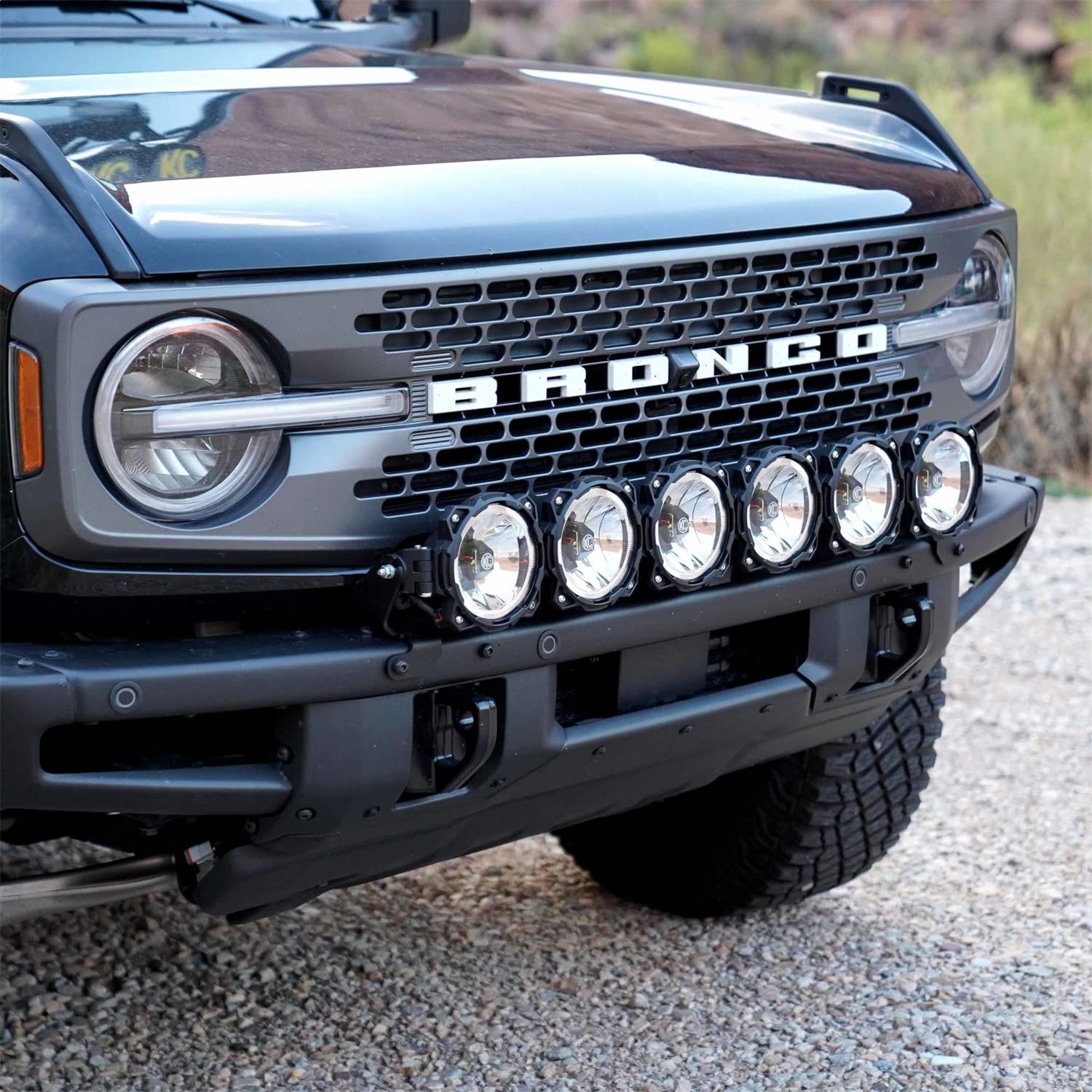 Gravity® KC HiLiTES 91341 LED Pro6-39" Light Bar Kit - for 21+ Ford Bronco Front Bumper