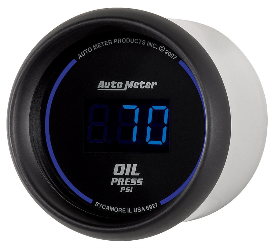 Cobalt Auto Meter 6927 Digital 2-1/16" 0-100 PSI Oil Pressure Gauge