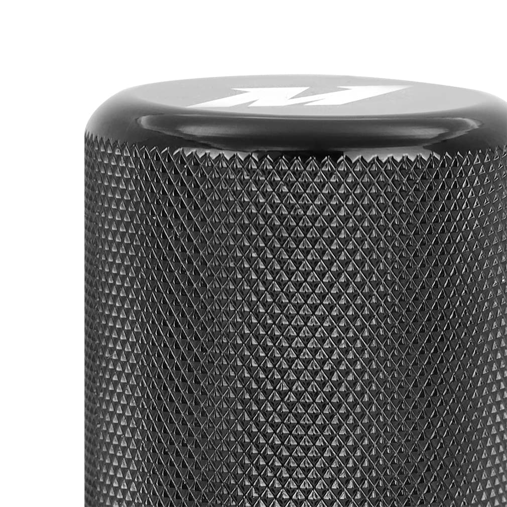 Mishimoto Shift Knob, XL, Weighted, Knurled, Black