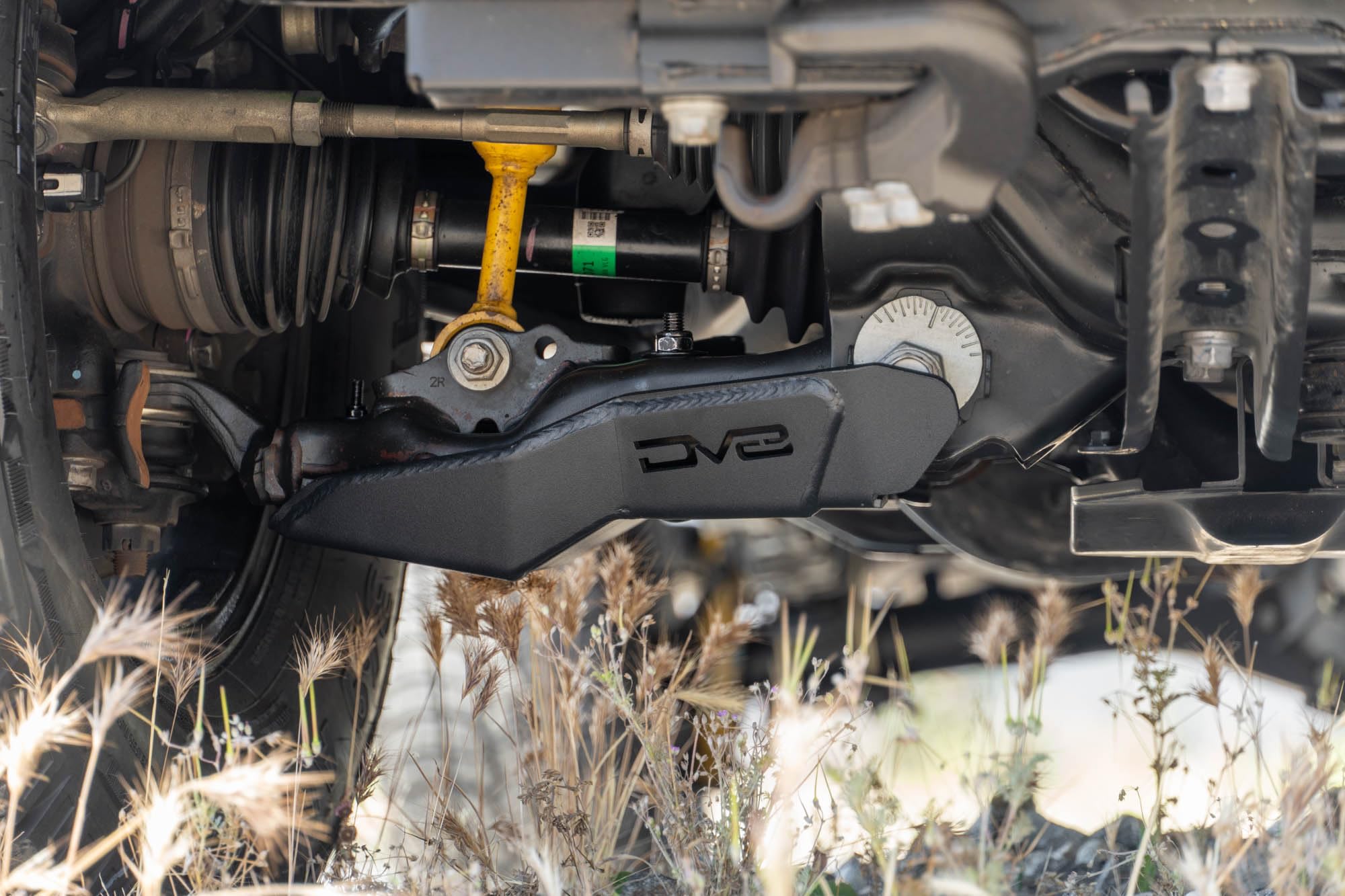A-Arm Skid Plates for Toyota Tacoma 2016-2023 | Reinforced Leading Face for Protection Against Impacts | Fully Bolt-On | Carriage Bolt Hardware Included | Black Powder Coat Finish | Sold as a Pair