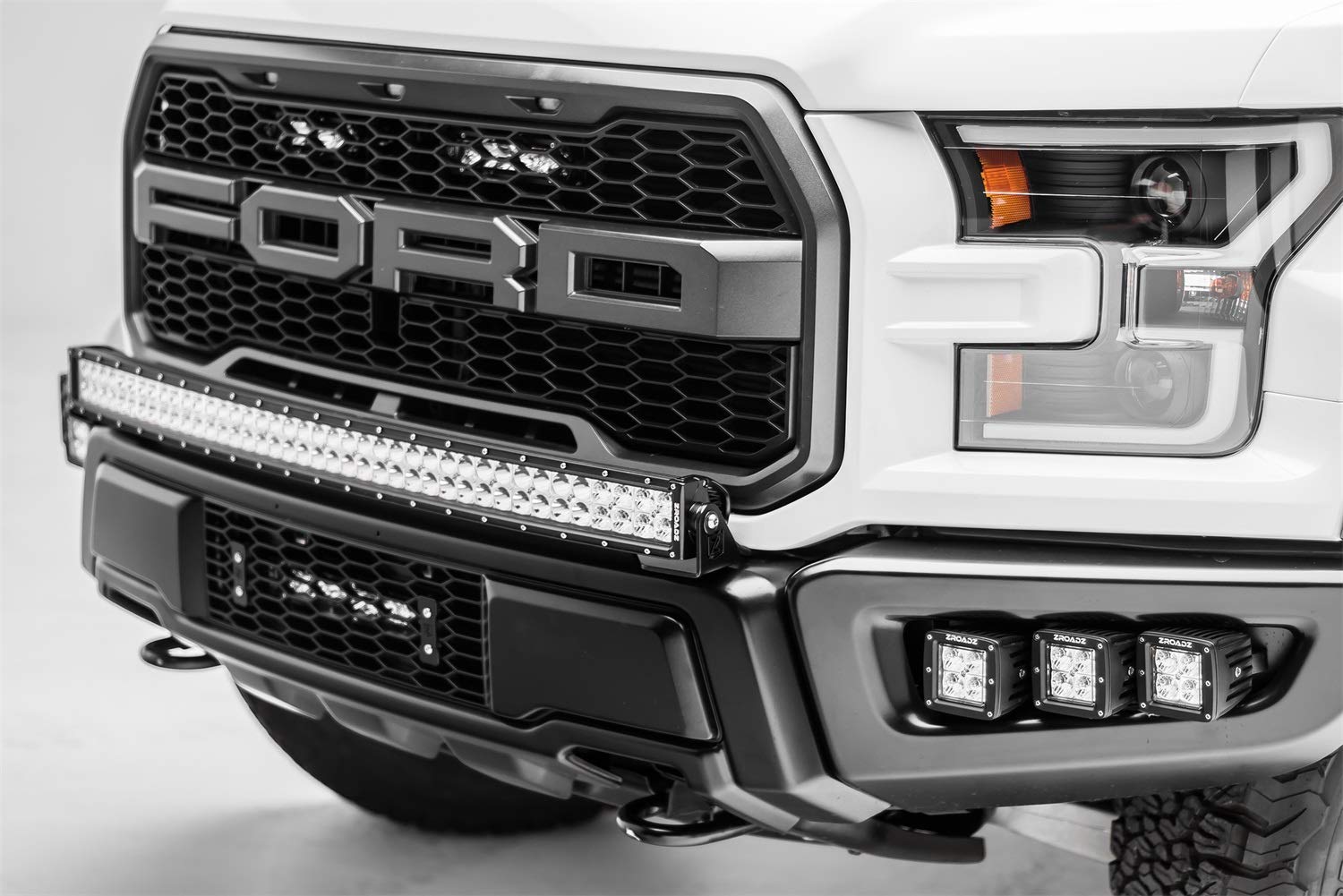 ZROADZ Front Bumper Kit Z325662-KIT, Black, 1 Pack