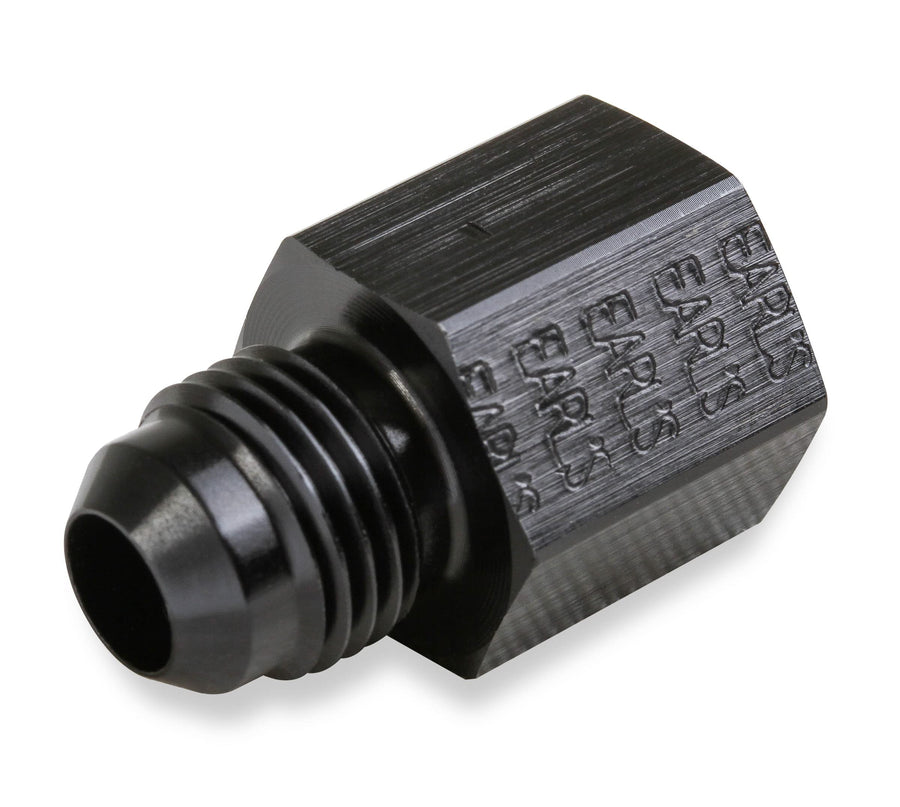 Earl's -6 AN Male to 14mm-1.50 Female AT9894DBHERL Black