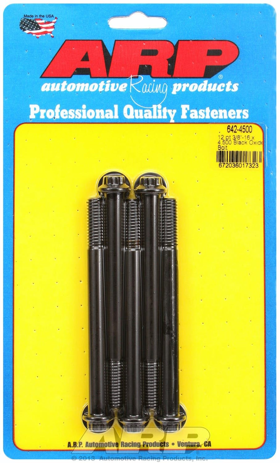 Black ARP (642-4500) Oxide Bolt