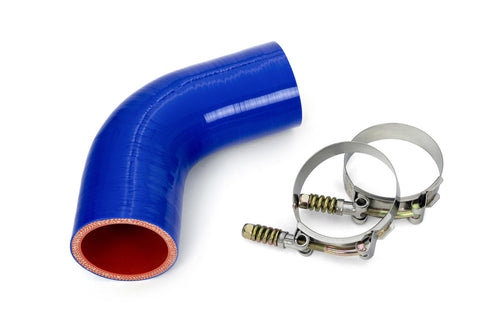 Blue HPS Silicone Transmission Oil Cooler Hose Kit Compatible/Replacement for Volvo Mack Truck MP7 Engine Mack Trucks 2008-2016 LEU 2008-2016 MRU 2010-2015 MRU613 OE Part # 22891994, 57-1718-BLUE
