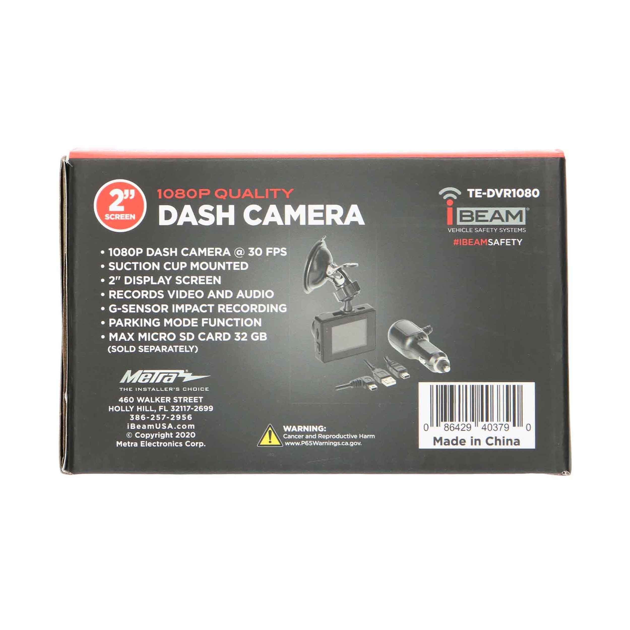 1080P iBeam Dash Camera (TE-DVR1080)