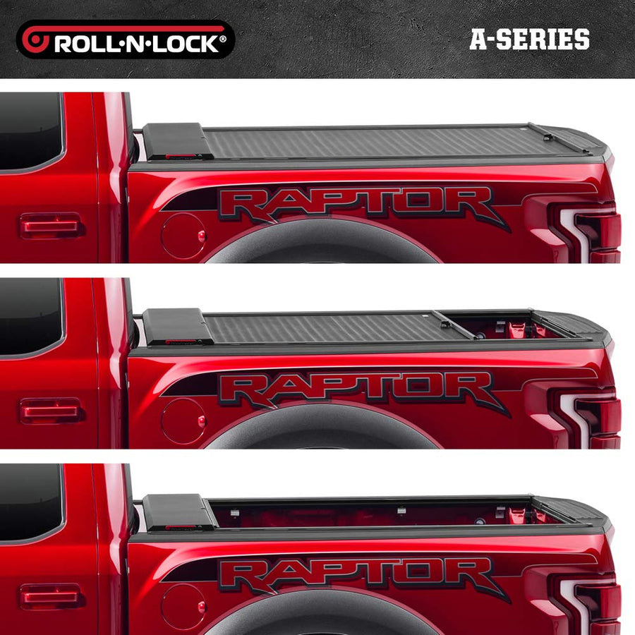 Roll-N-Lock A-Series RealTruck Retractable Truck Bed Tonneau Cover | BT402A | Fits 2019 - 2025 Dodge Ram 1500/2500/3500, Does Not Fit w/ Multi-Function (Split) Tailgate 6' 4" Bed (76.3")