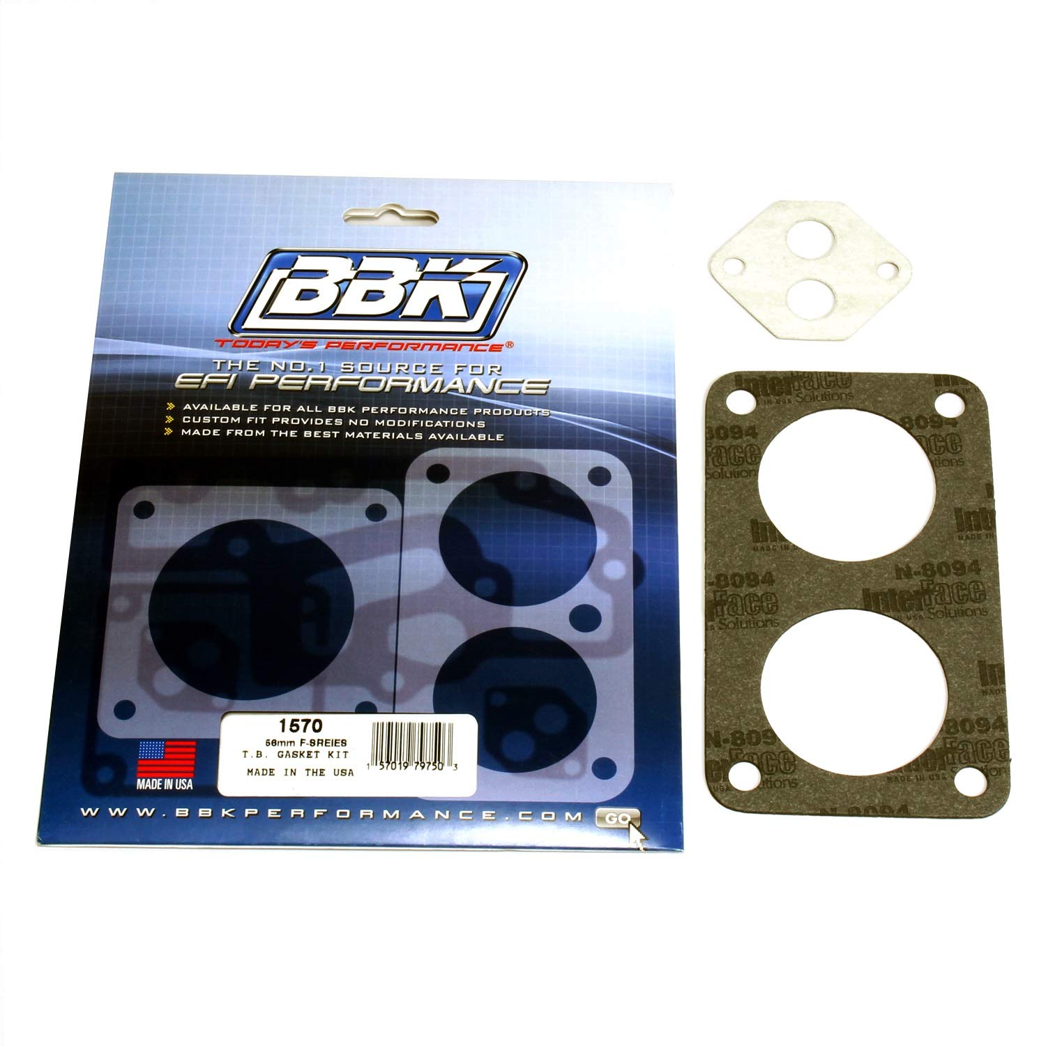 Twin BBK 56mm Throttle Body Gasket Kit for Ford F-Series