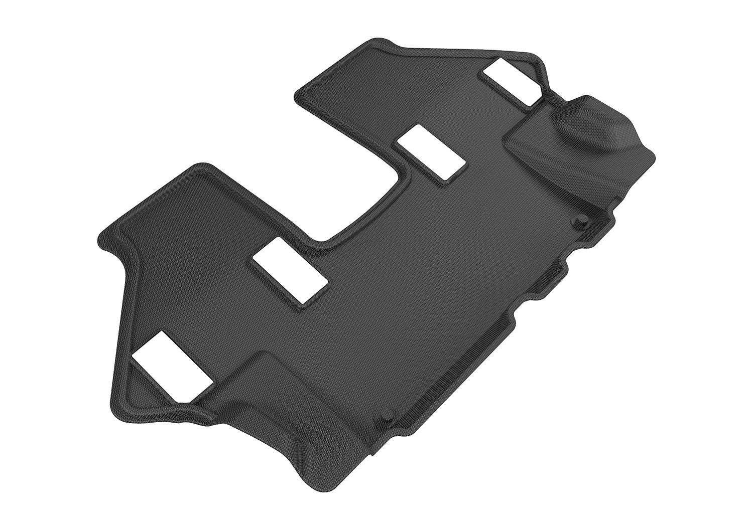 Kagu Floor Mat 3D MAXpider Custom Fit (Black) Compatible with Nissan Armada 2017-2023 - Third Row