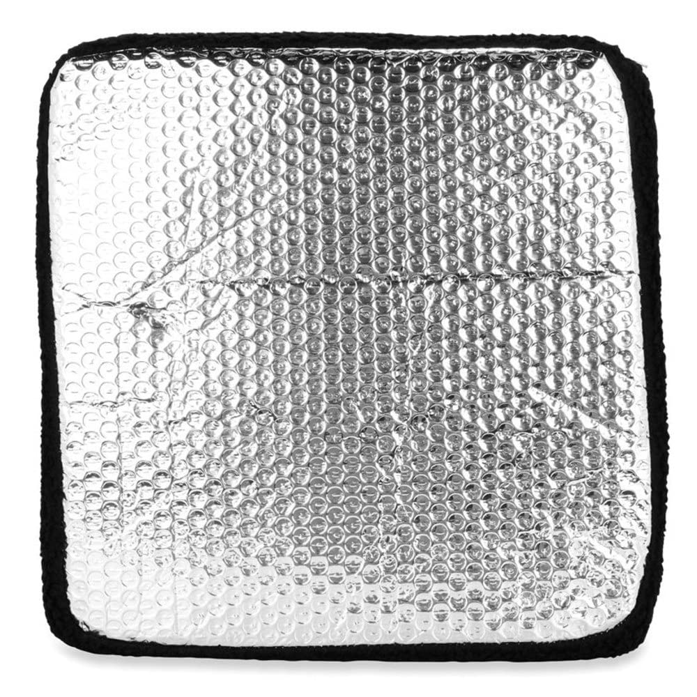 Camco 45196 Black-Out RV Vent Insulator with Reflective Surface, 14-Inch x 14-Inch, Black - Blocks The Sun's Damaging Rays - Reduce Heat Transfer and Increases A/C Efficiency