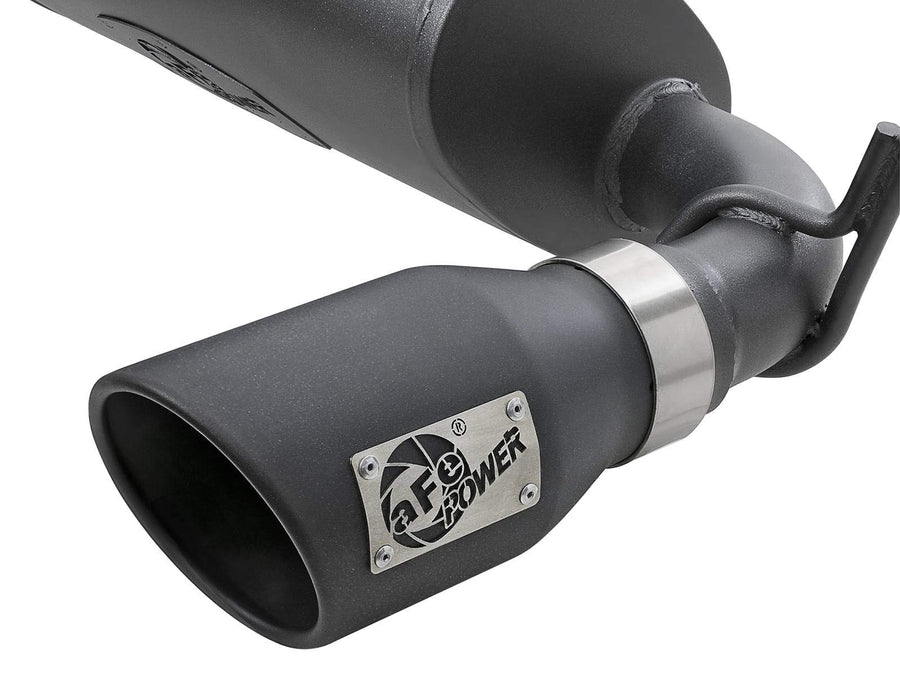 Rebel Series aFe Power 49-48061-B Axle-Back Exhaust System