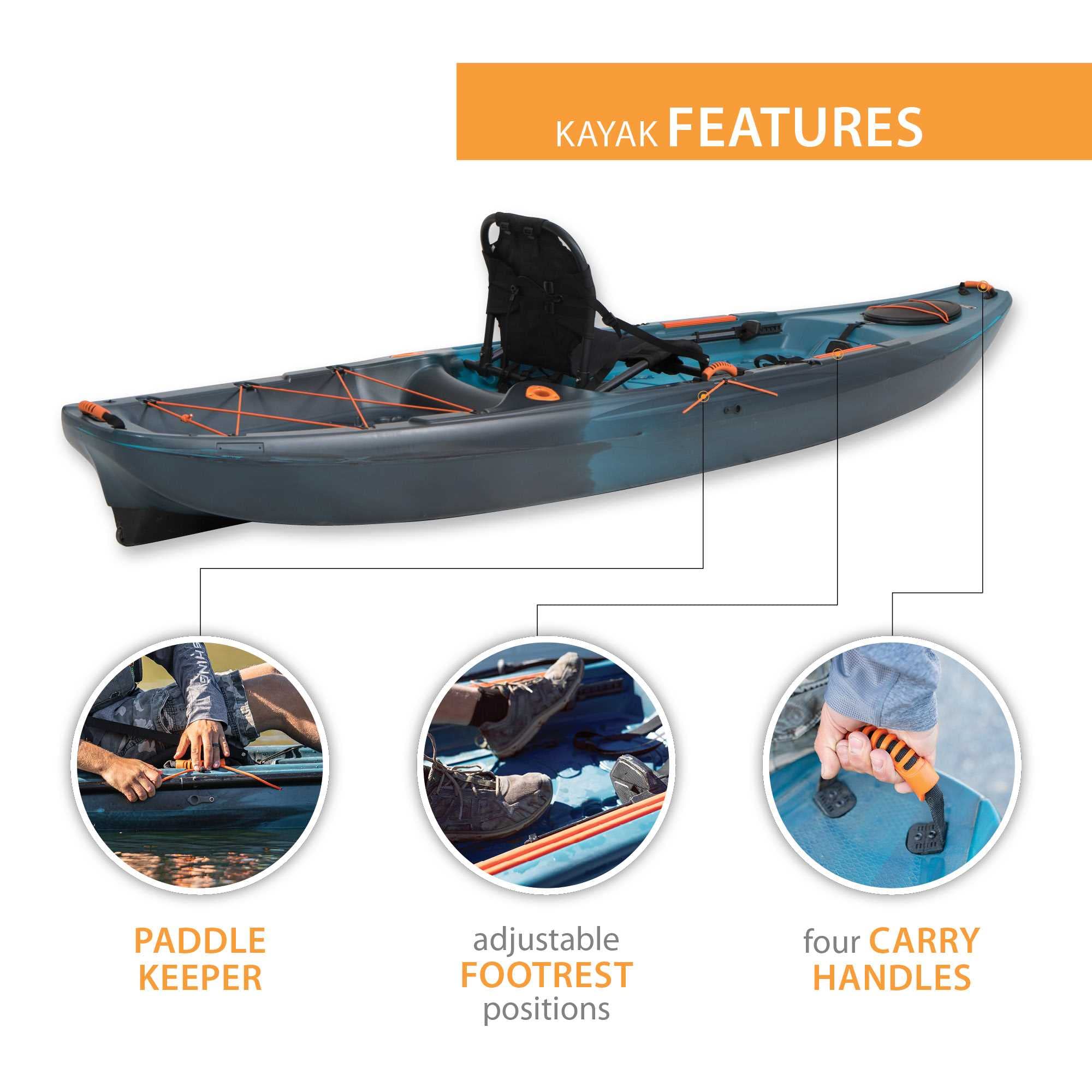 Yukon Angler 116 Lifetime Fishing Kayak