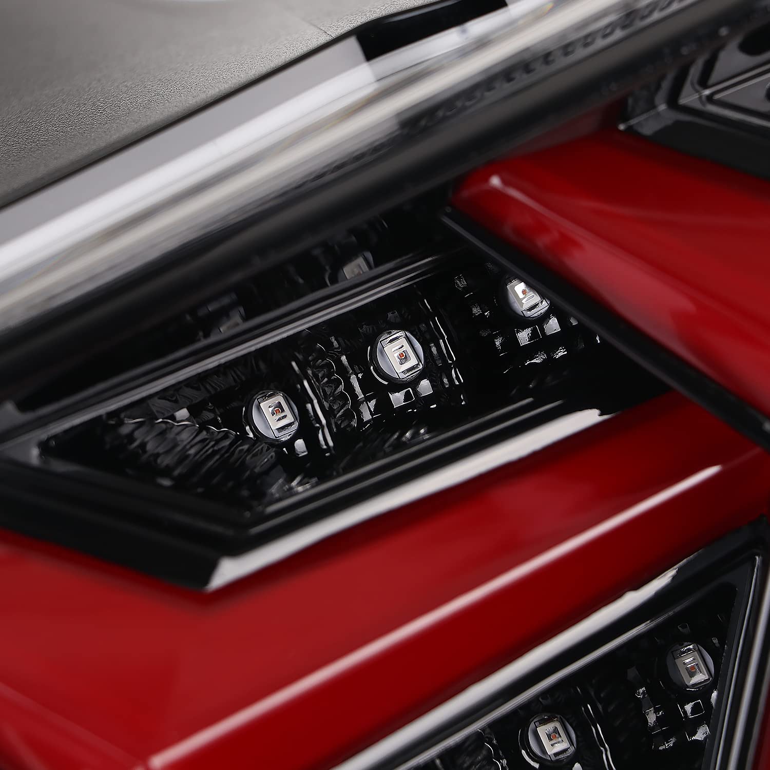 Jet Black LED Tail Lights+Sequential LED Signal SPEC-D TUNING Compatible with 2013-2016 Scion FR-S, 2013-2016 Subaru BRZ, Left + Right Pair Assembly