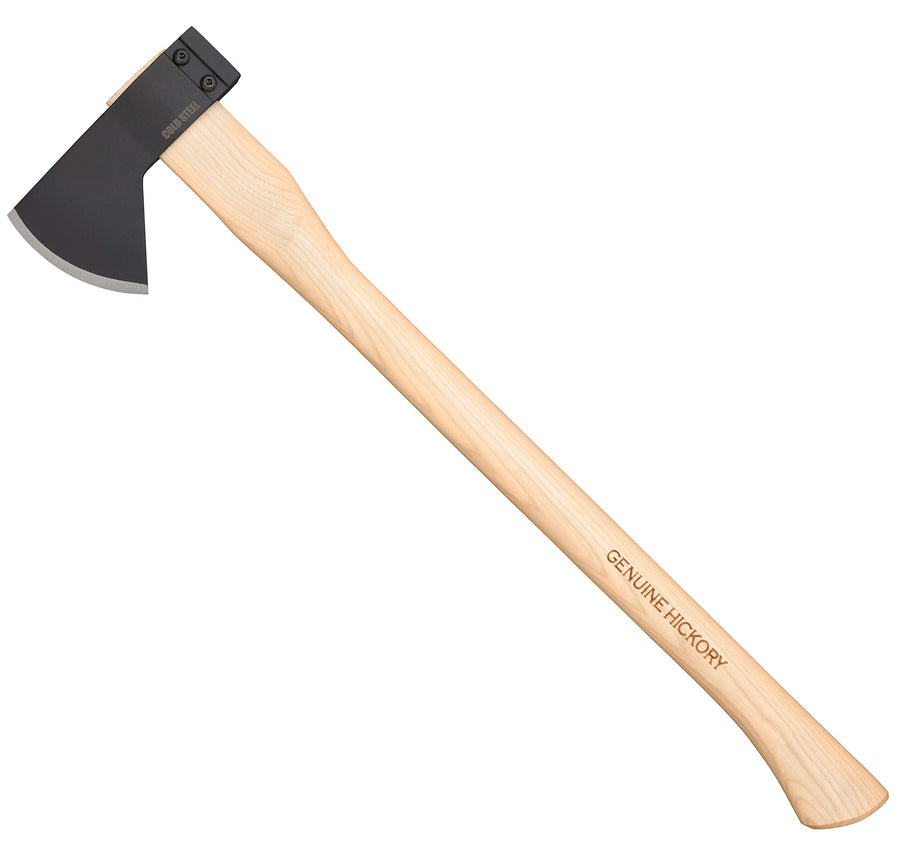 Cold Steel All-Purpose Axe with Hickory Handle, Great for Outdoors, Camping, Survival, Wood Cutting and Splitting, Hudson Bay Camp Axe, One Size