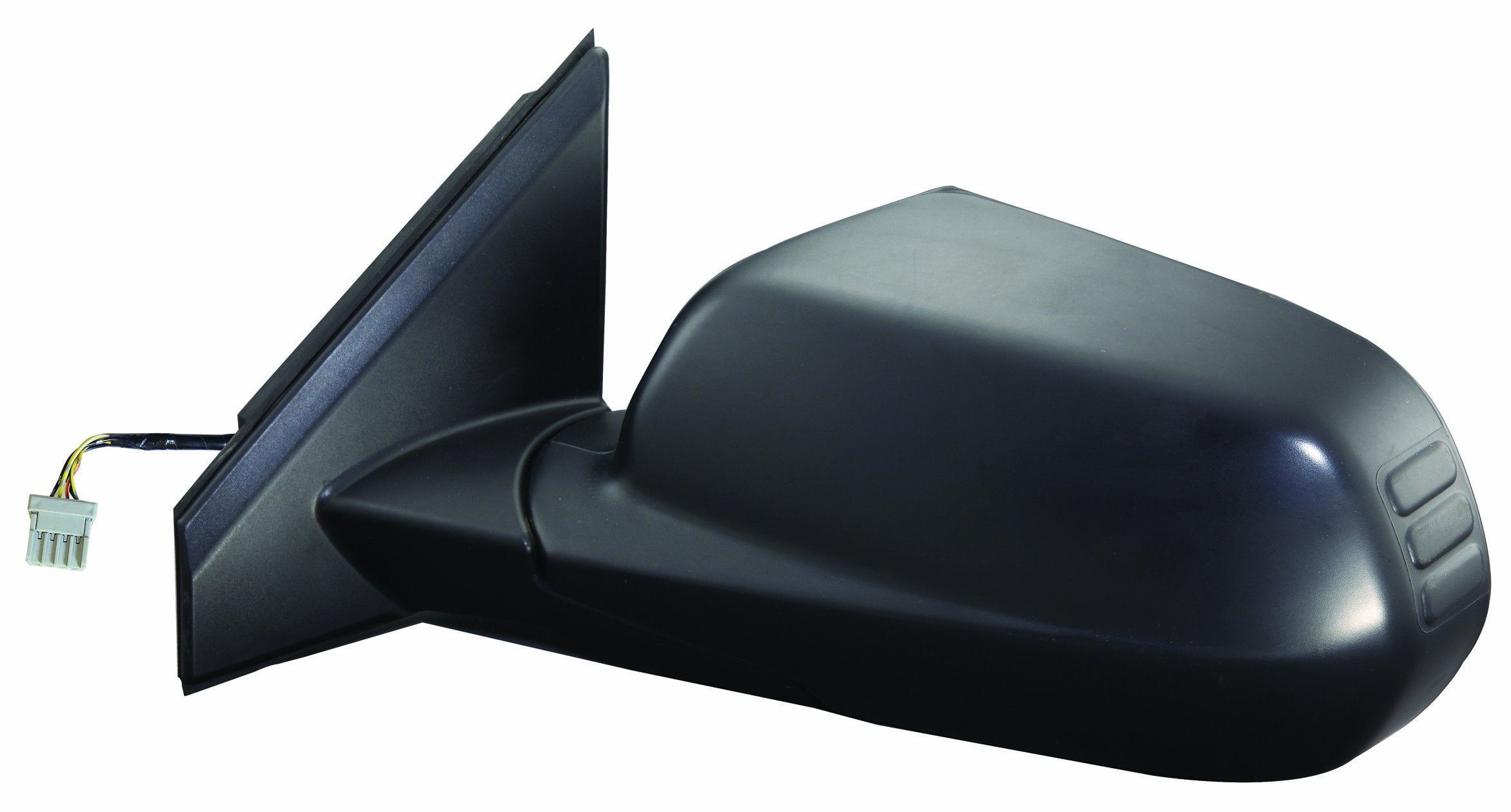 63026H Fit System - Driver Side Mirror for Honda CR-V EX, LX Model, Black, PTM, Foldaway, Power