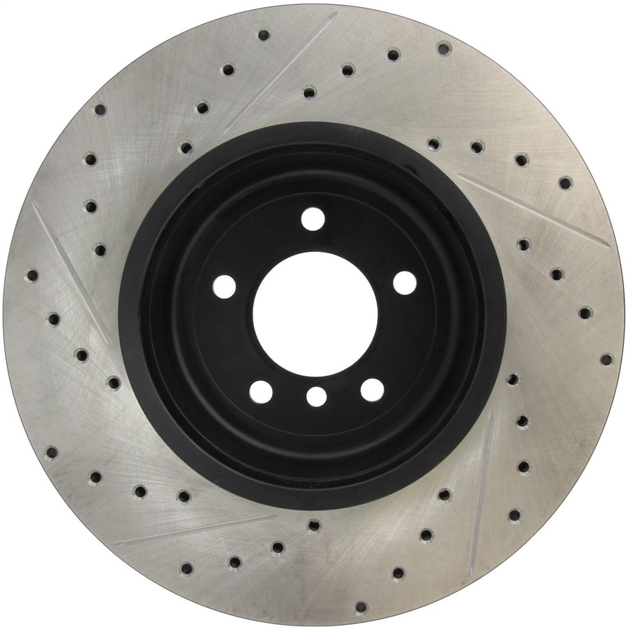 Sport Drilled/Slotted Brake Rotor StopTech 127.34071L (Front Left), 1 Pack