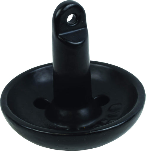 15-Pound Attwood 9943B1 Solid Cast Iron Mushroom Boat Anchor, Black PVC-Coated Finish