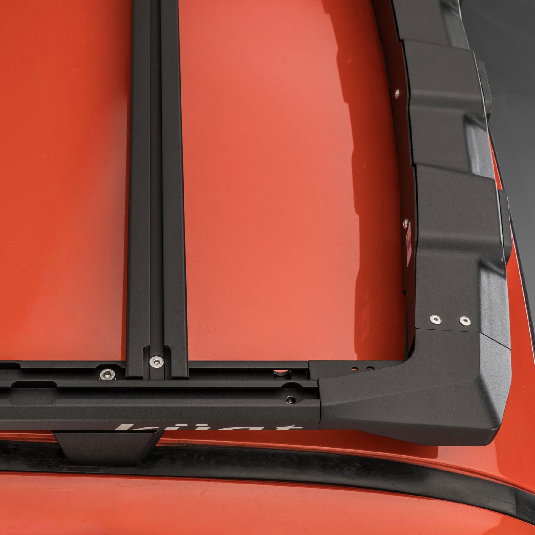 DEK KUAT Direct Mount Rooftop Platform Rack with Integrated Diode Dynamics Light Bar for Over-Hood Illumination, 2010-2024 Toyota 4Runner 5th Generation