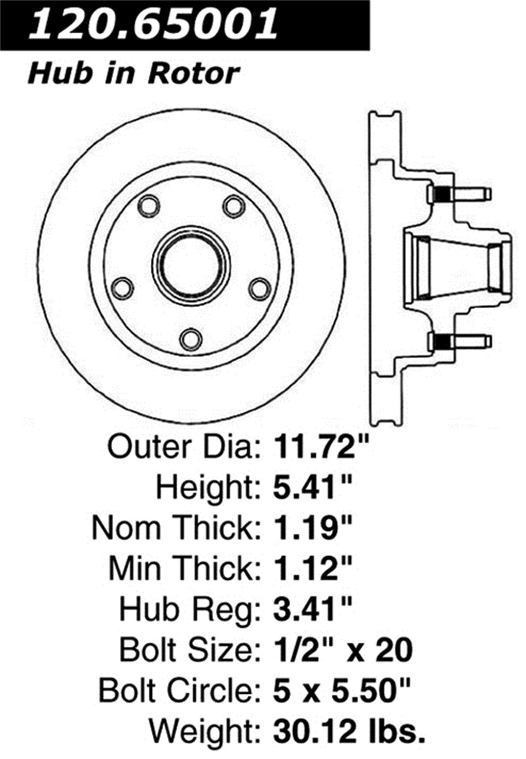 Sport Drilled/Slotted Brake Rotor StopTech 127.65001R (Front Right), 1 Pack