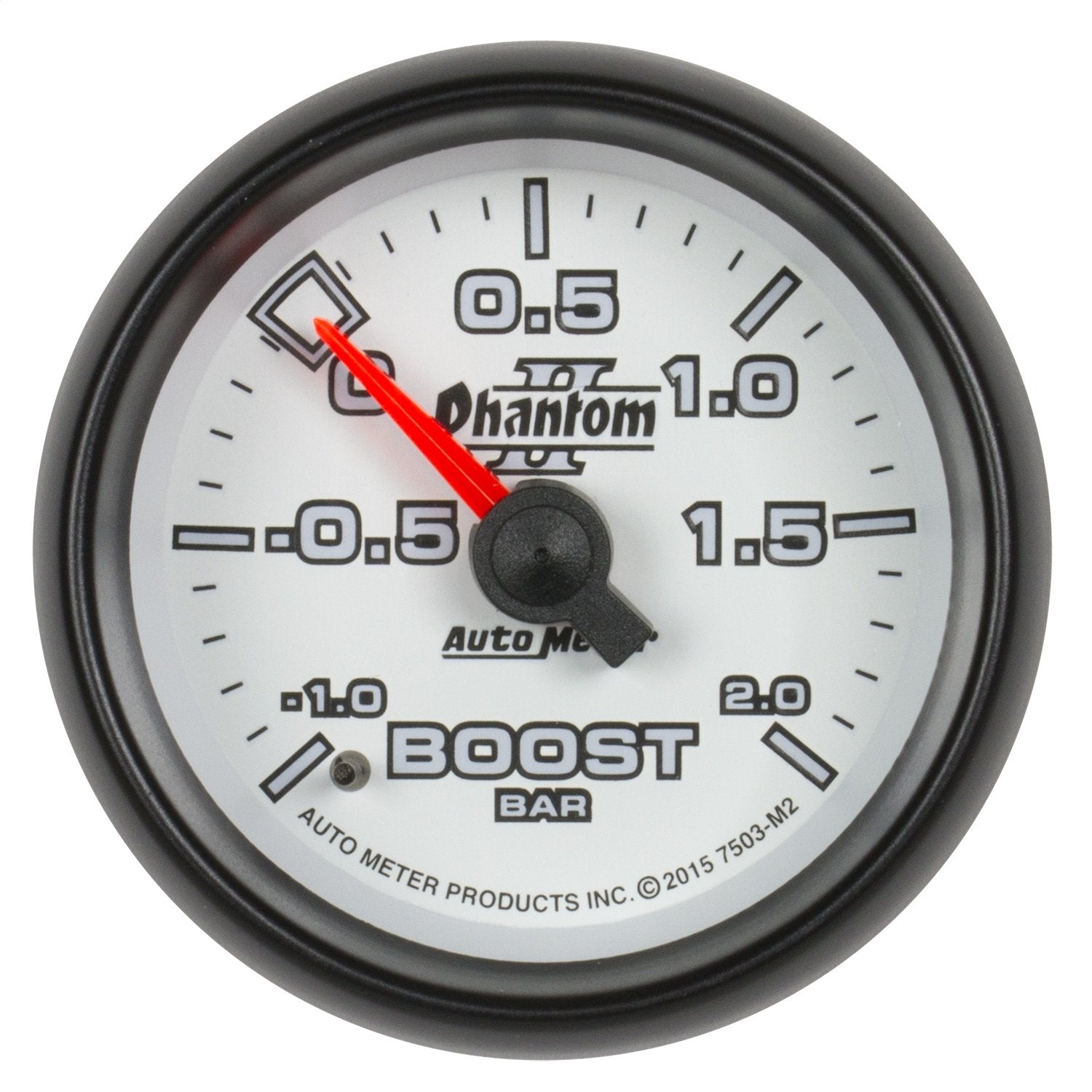 Gauge AUTO METER 7503-M2 Boost (Phantom II 2 1/16", -1 - +2 Bar, Mechanical, Phantom Ii)