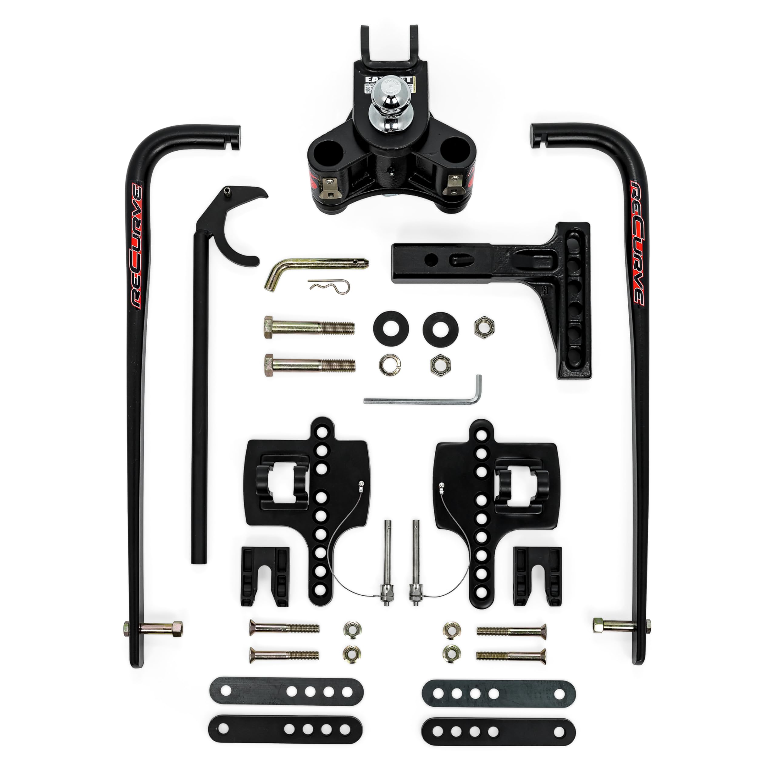EAZ-Lift Camco ReCurve R6 RV/Camper Weight Distribution Hitch Kit - Features Premium Adaptive Sway Control - Includes 2-5/16” Hitch Ball w/15,000lb Max Rating - 1,000lb Max Tongue Weight (48783)