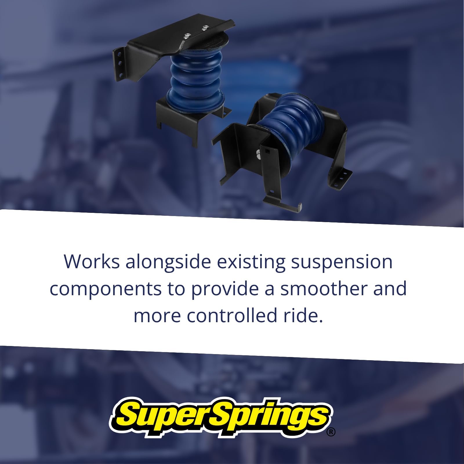 SumoSprings Rear SuperSprings for Ford F-53, SSR-187-40-1 Blue