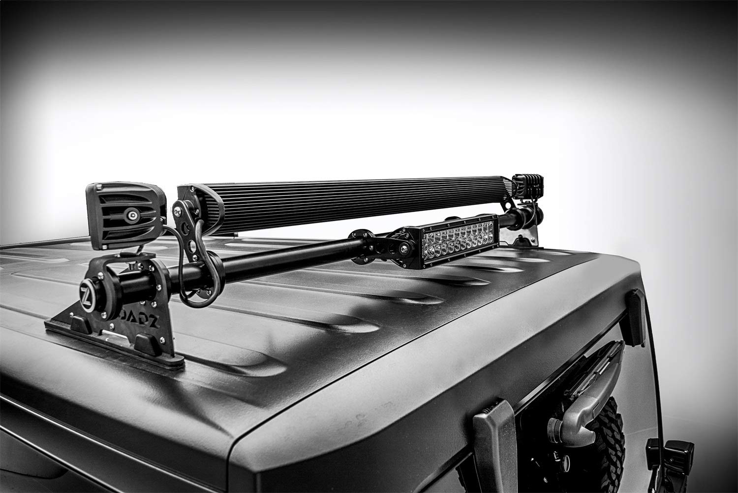 ZROADZ Modular Rack Z350050 LED Light Bar Bracket Adjustable Mounts Up to [4] Various Size LED Light Bars
