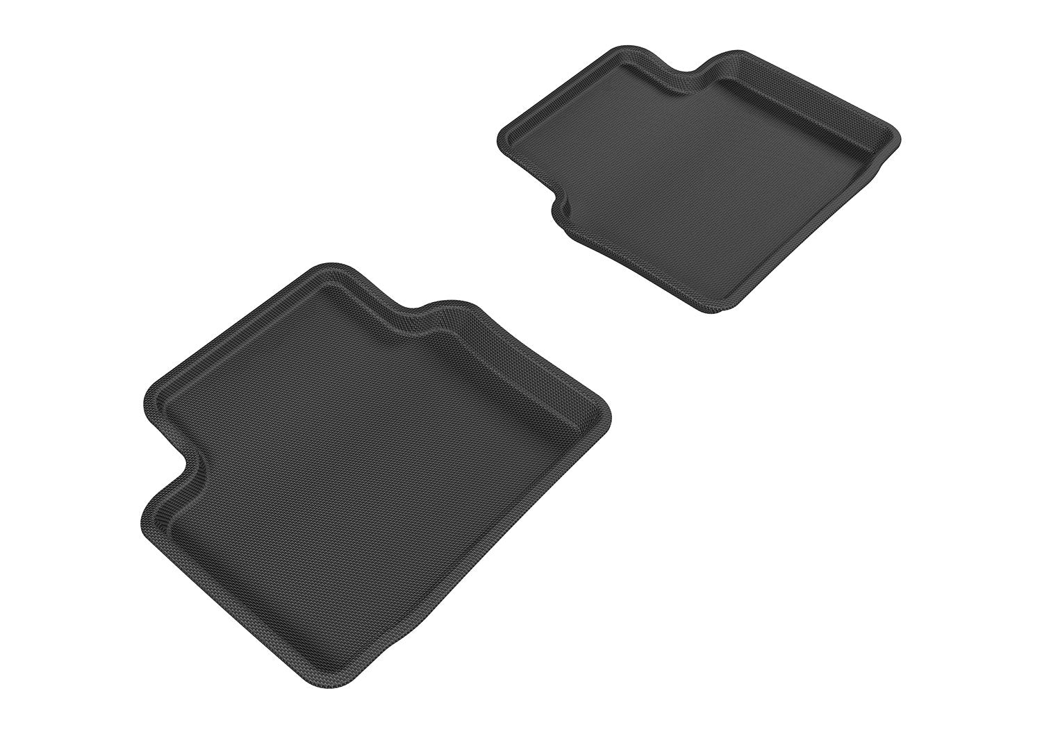 Second Row 3D MAXpider-L1BC02621509 Custom Fit All-Weather Floor Mat for Select Buick Regal Models - Kagu Rubber (Black)