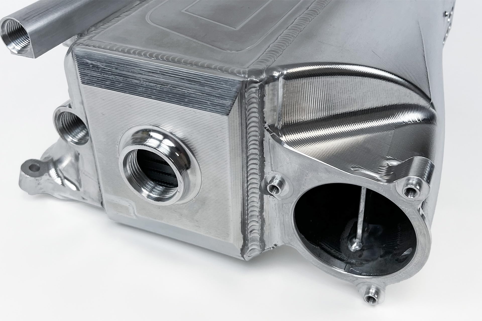 BMW Gen 2 B58 Race X Charge Air Cooler Manifold - CSF Raw Billet