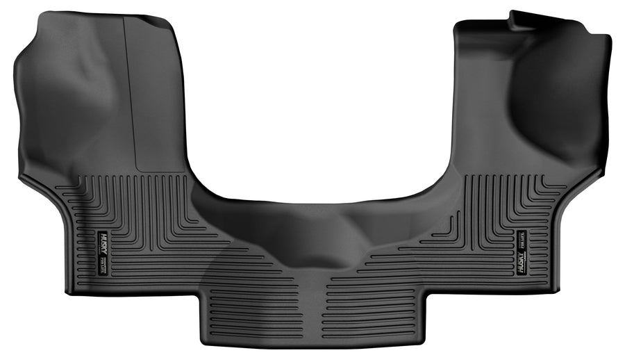 Husky Liners Floor Mats Weatherbeater | Fits 2015-2024 Chevrolet Express Van & GMC Savana Van 1500/2500 / 3500 | Front Row, 1-pc Black - 18741