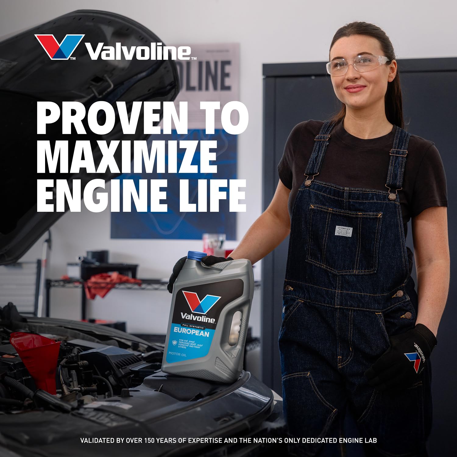 European Vehicle Valvoline Full Synthetic 0W-40 Motor Oil 5 Quart
