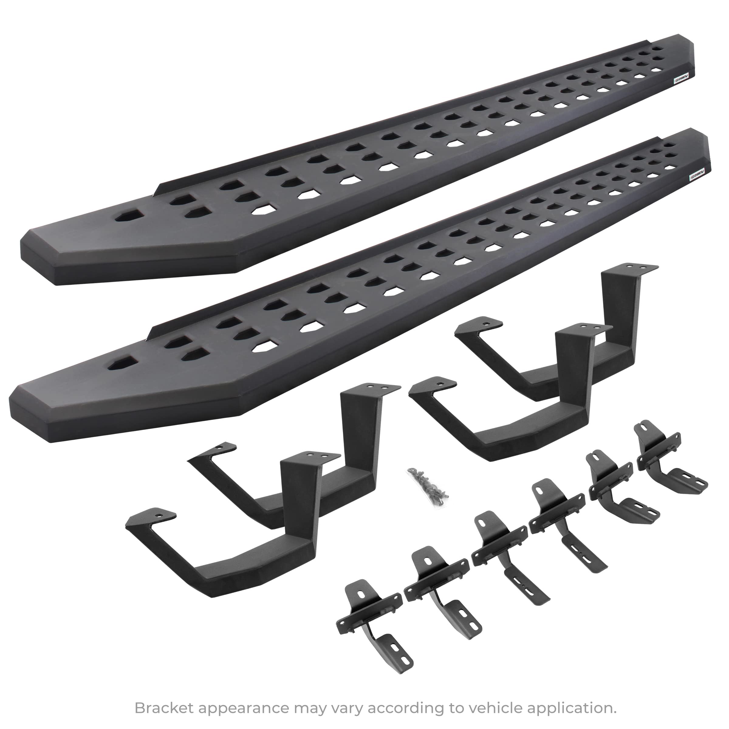 RB20 Running Boards Go Rhino! - Complete Kit: RB20 Running Board + 2 Pair RB20 Drop Steps, (6945168720PC)
