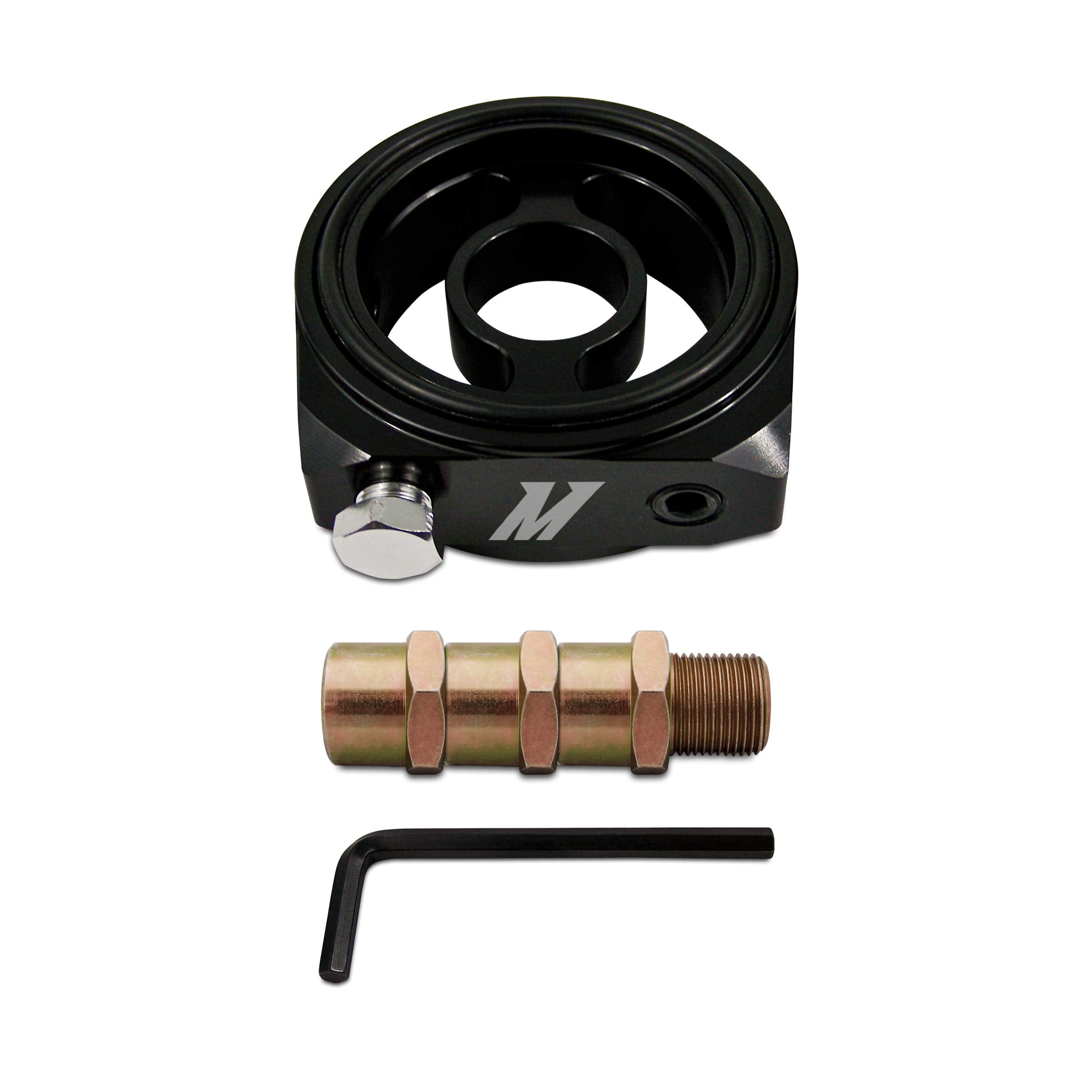 MMOP-TPS Mishimoto Oil Filter Sandwich Plate Adapter Black